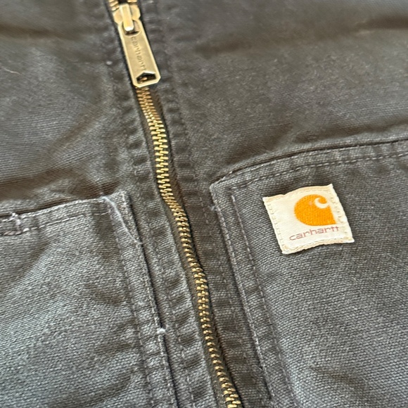 Carhartt Women's Relaxed Fit Washed Duck Insulated Hooded Vest - XL 16/18 - Picture 6 of 14